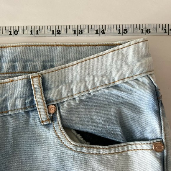 COPY - One Teaspoon Womens Awesome Baggies Low Waist Relaxed Leg Jeans Sz 28 - Picture 7 of 11